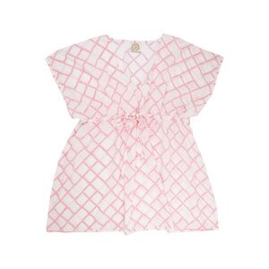 TBBC - Tipsy Tunic - Hamptons Hot Pink Bamboo Proverbs - Ladies'